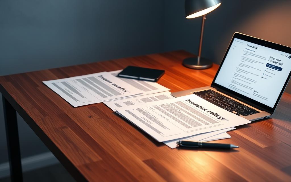 A Pristine Wooden Desk, Its Surface Adorned With A Meticulously Organized Array Of Insurance Policy Documents. A Sleek, Modern Laptop Rests Nearby, Its Screen Displaying Detailed Coverage Information. Soft, Directional Lighting Casts A Warm Glow, Highlighting The Crisp, Legible Text On The Policies. In The Background, A Muted Color Palette Of Grays And Blues Creates A Sense Of Professionalism And Authority. The Overall Composition Conveys A Calm, Authoritative Atmosphere, Inviting The Viewer To Delve Into The Intricacies Of Insurance Coverage And Liability Concerns. A Pristine Wooden Desk, Its Surface Adorned With A Meticulously Organized Array Of Insurance Policy Documents. A Sleek, Modern Laptop Rests Nearby, Its Screen Displaying Detailed Coverage Information. Soft, Directional Lighting Casts A Warm Glow, Highlighting The Crisp, Legible Text On The Policies. In The Background, A Muted Color Palette Of Grays And Blues Creates A Sense Of Professionalism And Authority. The Overall Composition Conveys A Calm, Authoritative Atmosphere, Inviting The Viewer To Delve Into The Intricacies Of Insurance Coverage And Liability Concerns.